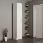 Esikulaud, Hanah Home, valge, 45 x 210 x 35
