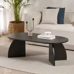 Kohvilaud, Hanah Home, must puit, 120 x 40 x 60