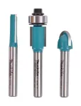 Cutter set D-30209, 3 pieces (6mm shank)