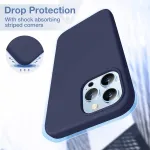 "Soft Silicone Case iPhone 13 Pro" Midnight Blue
