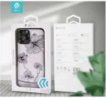 "Crystal Flora Case iPhone 12 Pro Max" Blue