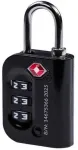 Travel suitcase number lock