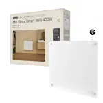 Mill Glass Smart WiFi Panel Heater Gen. 4 | GL400WIFI4 | Panel Heater | 400 W | Suitable for rooms up to 4-6 m&sup2; | White | IPX4