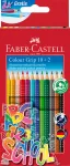 V&auml;rvipliiatsid Faber-Castell Grip komplekt 10+2-v&auml;rvi