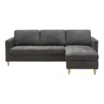 Pehme nurgadiivan Firenze Lounge, 151 x 83 x 219 cm, Tumehall