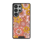Garden Brunch - Floral Samsung Galaxy S25 Ultra Case, Elite Dark (Magnetic) / Silver
