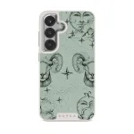 Aries - Samsung Galaxy S25 Case, Elite Light (Magnetic) / Silver / Turquoise