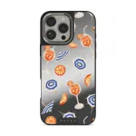 Beach Club - iPhone 16 Pro Case, Elite Mirror Dark (MagSafe) / Silver