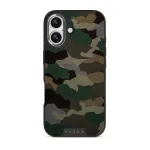 Tropical Green Camo - iPhone 17 Case, Elite Dark (MagSafe) / Silver
