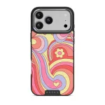 Roller Disco - iPhone 17 Pro Max Case, Elite Dark (MagSafe) / Silver