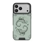 Scorpio - iPhone 17 Pro Max Case, Elite Dark (MagSafe) / Silver / Turquoise