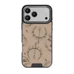 Sagittarius - iPhone 17 Pro Max Case, Elite Dark (MagSafe) / Silver / Beige