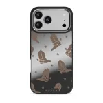 Howdy - iPhone 17 Pro Max Case, Elite Mirror Dark (MagSafe) / Silver