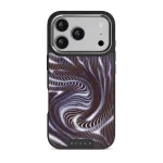 Vortex - iPhone 17 Pro Case, Elite Dark (MagSafe) / Silver