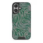 Hawaiian Breeze - iPhone 16 Plus Case, Elite Dark (MagSafe) / Silver