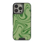 Funky Sensation - iPhone 16 Pro Case, Elite Dark (MagSafe) / Silver