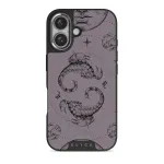 Scorpio - iPhone 16 Case, Elite Dark (MagSafe) / Silver / Purple