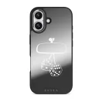 City Lights - iPhone 17 Case, Elite Mirror Dark (MagSafe) / Silver
