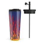Tribal - Travel Mug, 700 ml / Flap & Straw Set
