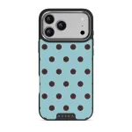 Aqua Mocha - iPhone 17 Pro Max Case, Elite Dark (MagSafe) / Silver