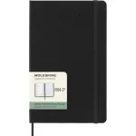 Kalenderm&auml;rkmik Moleskine 18kuud 2026/27 13x21cm, n&auml;dal, k&otilde;vad kaaned, must