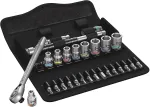 Wera Zyklop 8100 SA 11 1/4  28 pieces -&nbsp;Metal ratchet set