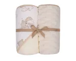 Set - Bathing cover  + blanket - 547 - size 100x100 / 80x90 - ECRU