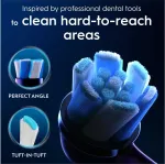 Oral-B iO Ultimate Clean harjasp&auml;&auml;, 6 tk, musta