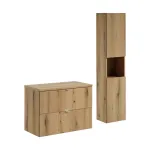 80 cm m&ouml;&ouml;blikomplekt lauaplaadi ja k&otilde;rge kapiga &bdquo;set-noa b oak 80 cm s hc&ldquo;