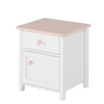 &Ouml;&ouml;kapp LUNA LN7BR, valge/roosa