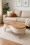 Kohvilaud, Hanah Home, beež, 98 x 45 x 50