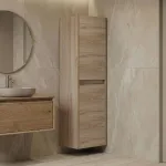 Vannitoa kapp, Hanah Home, tamm, 40 x 138 x 27