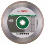 Bosch diamond cutting disc Best for Ceramic, 250mm (bore 30mm / 25.4mm