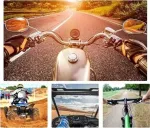 Motorcycle and Ski Helmet Holder for GoPro/XIAOMI/SJCAM/DJI/PU847B