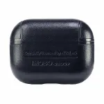 Leather Big Logo AirPods Pro 2 cover black