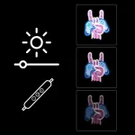 SNL109MT Style Neon Lights Hand With Gamepad