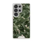 So Lush - Bannana Leaves Samsung Galaxy S25 Ultra Case, Elite Light (Magnetic) / Silver