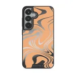 High Vibrations - Color Swirl Samsung Galaxy S25 Plus Case, Elite Mirror Dark (Magnetic) / Silver