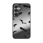 Draco - Samsung Galaxy S25 Plus Case, Elite Mirror Dark (Magnetic) / Silver