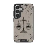 Libra - Samsung Galaxy S25 Case, Elite Dark (Magnetic) / Silver / Nude