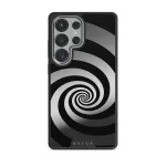 Rabbit Hole - Samsung Galaxy S25 Ultra Case, Elite Mirror Dark (Magnetic) / Silver