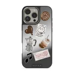 Oat Milk Please - iPhone 16 Pro Case, Elite Mirror Dark (MagSafe) / Silver