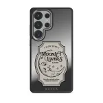 Moonlit Lovers - Samsung Galaxy S25 Ultra Case, Elite Mirror Dark (Magnetic) / Silver