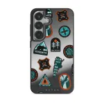 Basecamp - Samsung Galaxy S25 Case, Elite Mirror Dark (Magnetic) / Silver
