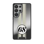 Classic Racing - Samsung Galaxy S25 Ultra Case, Elite Mirror Dark (Magnetic) / Silver