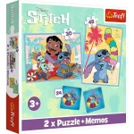 TREFL DISNEY STITCH pusle- ja m&auml;lum&auml;ngukomplekt &bdquo;L&otilde;bus p&auml;ev&ldquo;