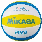 Mikasa SBV rannav&otilde;rkpall kollane-sinine-valge suurus 5