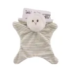Toy Blanket - 95007 - MILUŚ -  SHEEP with STRIPES- size 25 cm