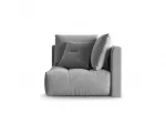 Sametist mooduldiivaniosa, Bloom, 1 istekoht, 100x100x95, hall