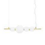 Domoletti BANTI riputatav LED-valgusti, 15 W, 1700 lm, 3000 K, 73 cm, kuldne